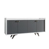 Asir Credenza con 4 ante Bled Bianco