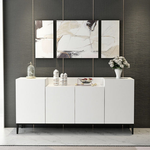 Asir Credenza con 4 ante Ellaria Bianco