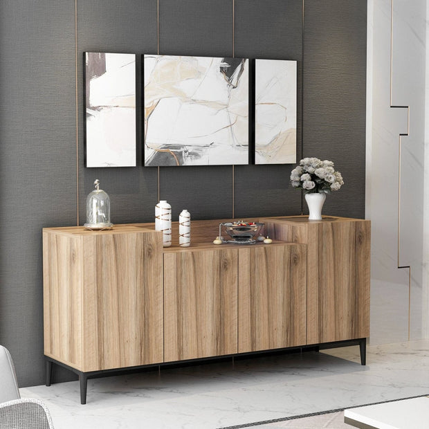 Asir Credenza con 4 ante Ellaria Noce