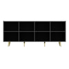 Asir Credenza con 4 ante Jose Antracite