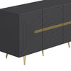 Asir Credenza con 4 ante Jose Antracite