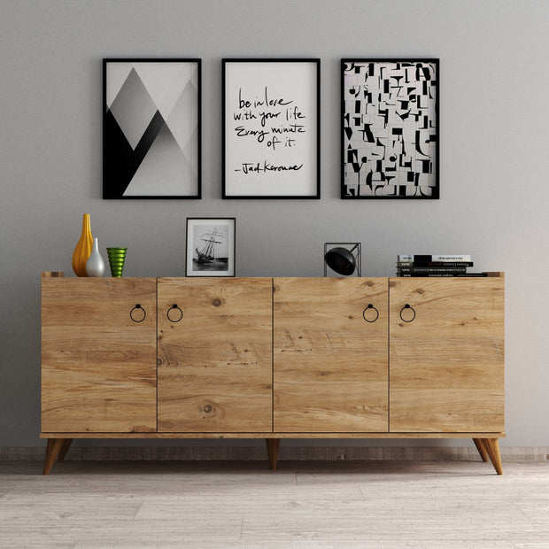 Asir Credenza con 4 ante Karol 0102 Pino