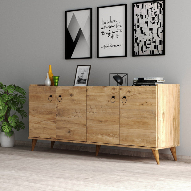 Asir Credenza con 4 ante Karol 0102 Pino