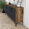 Asir Credenza con 4 ante Kiev 160 Noce