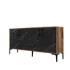 Asir Credenza con 4 ante Kiev 160 Noce