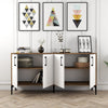 Asir Credenza con 4 ante Kiev 160 Noce