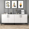 Asir Credenza con 4 ante Kiev Bianco