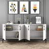 Asir Credenza con 4 ante Kiev Bianco