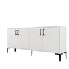 Asir Credenza con 4 ante Kiev Bianco