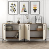 Asir Credenza con 4 ante Kiev Crema