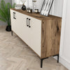 Asir Credenza con 4 ante Kiev Crema