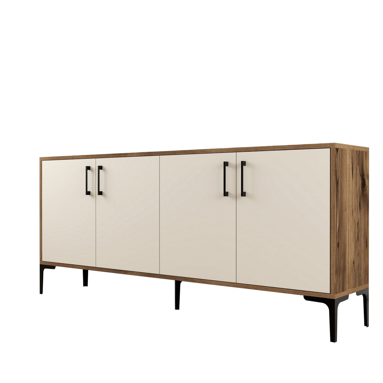 Asir Credenza con 4 ante Kiev Crema