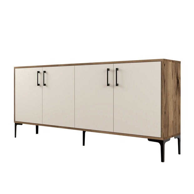 Asir Credenza con 4 ante Kiev Crema