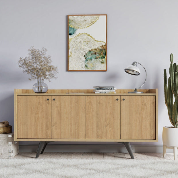 Asir Credenza con 4 ante Lizbon Quercia