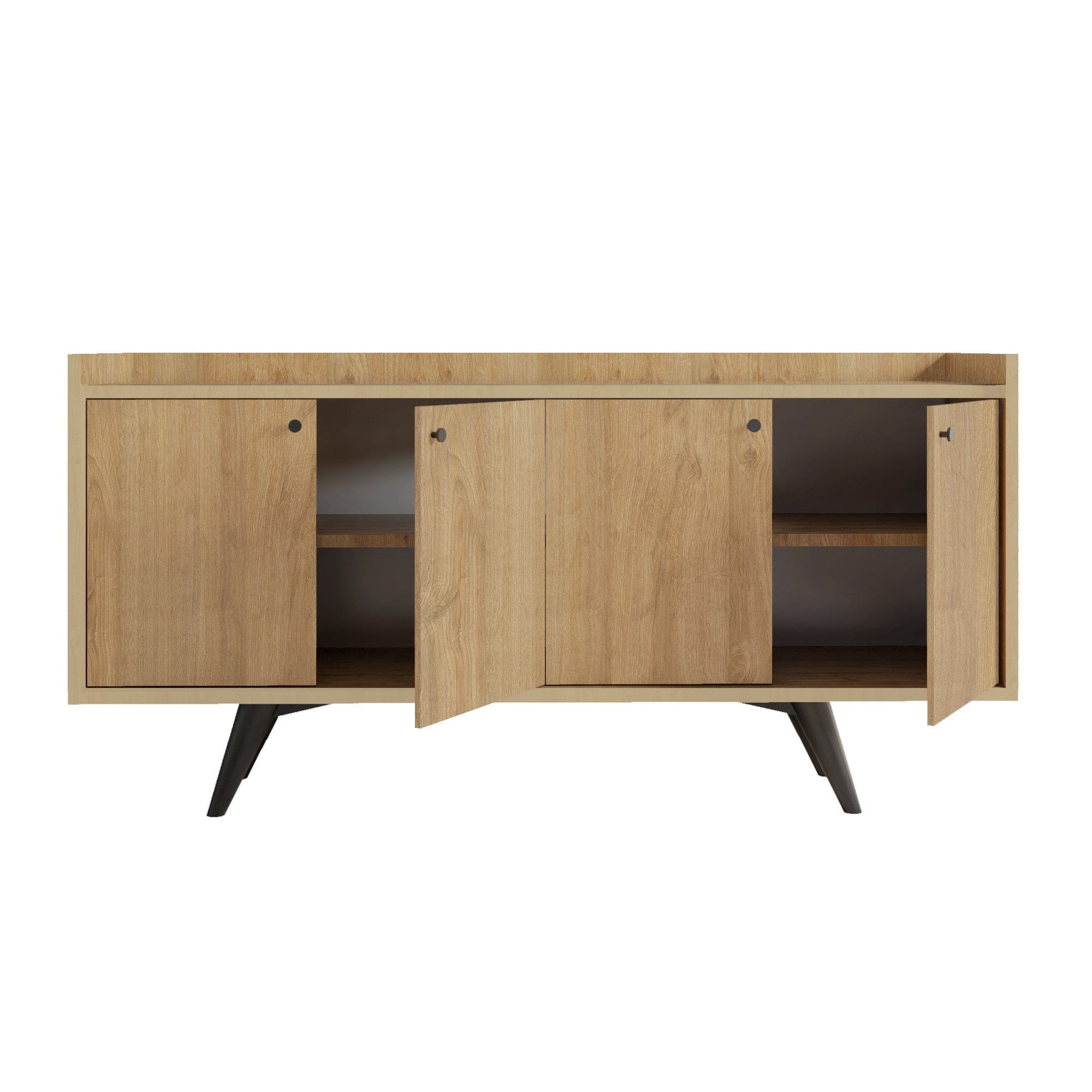 Asir Credenza con 4 ante Lizbon Quercia