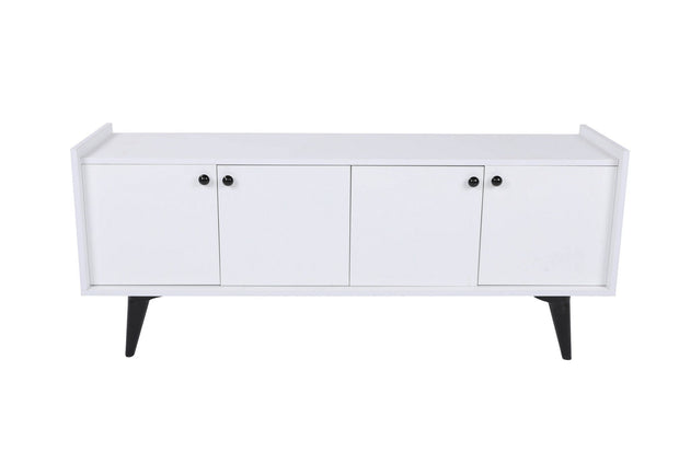 Asir Credenza con 4 ante Lugano Bianco