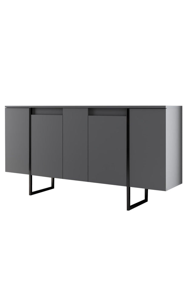 Asir Credenza con 4 ante Luxe Noce