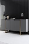 Asir Credenza con 4 ante Luxe Noce