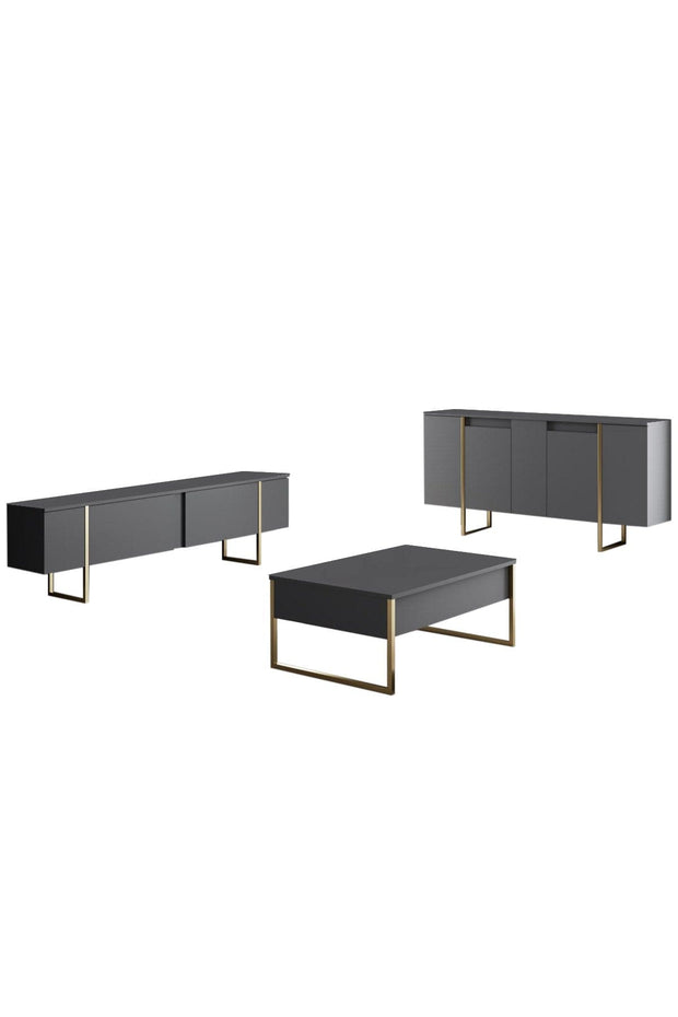 Asir Credenza con 4 ante Luxe Noce