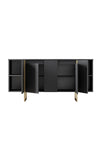 Asir Credenza con 4 ante Luxe Noce