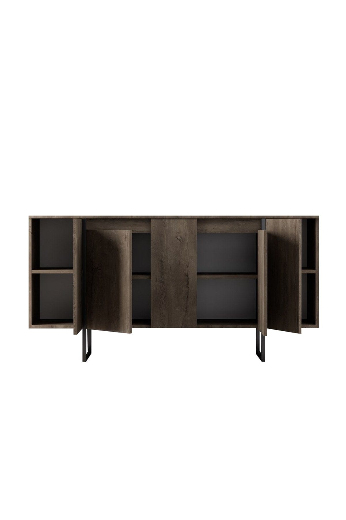 Asir Credenza con 4 ante Luxe Noce