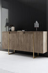 Asir Credenza con 4 ante Luxe Noce