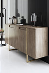 Asir Credenza con 4 ante Luxe Noce