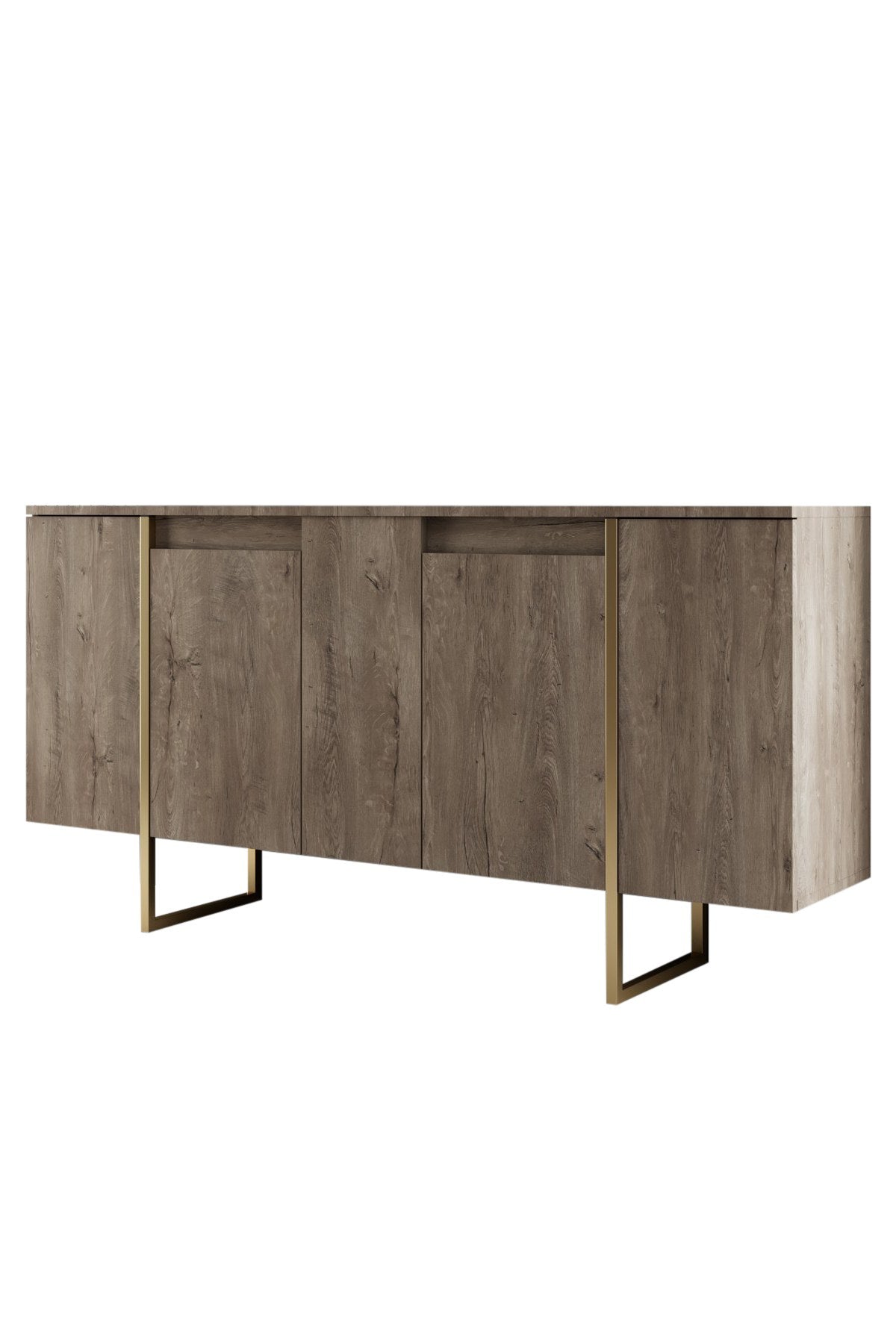 Asir Credenza con 4 ante Luxe Noce