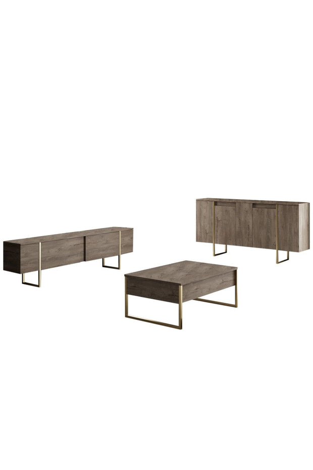 Asir Credenza con 4 ante Luxe Noce