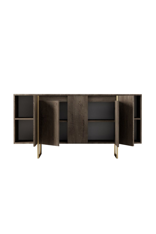 Asir Credenza con 4 ante Luxe Noce