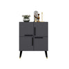 Asir Credenza con 4 ante Makro Antracite