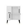 Asir Credenza con 4 ante Makro Bianco