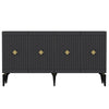 Asir Credenza con 4 ante Midas Antracite