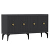 Asir Credenza con 4 ante Midas Antracite