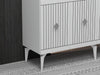 Asir Credenza con 4 ante Midas Argento