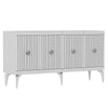 Asir Credenza con 4 ante Midas Argento