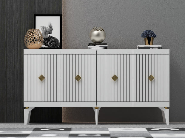 Asir Credenza con 4 ante Midas Oro