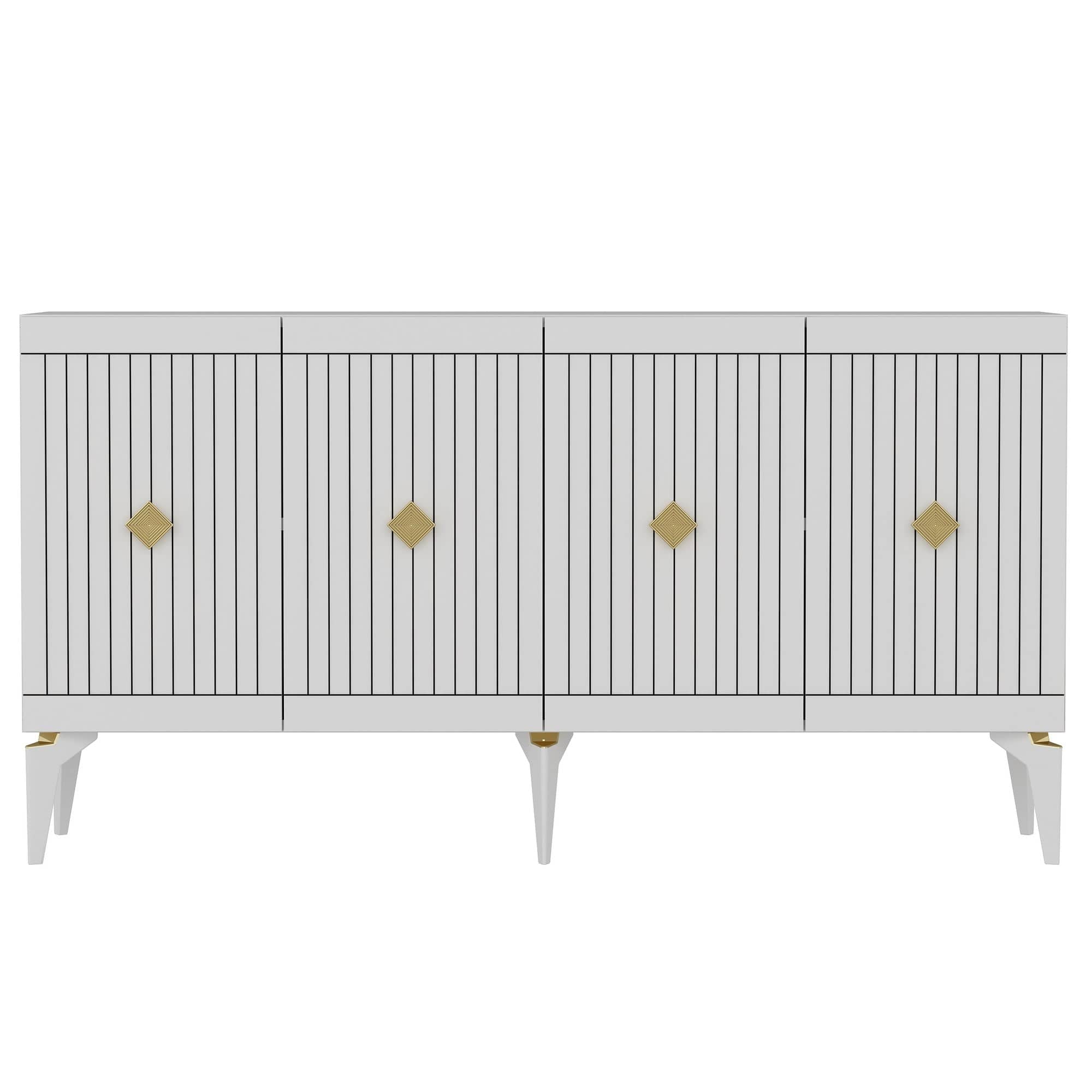 Asir Credenza con 4 ante Midas Oro