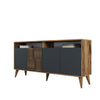 Asir Credenza con 4 ante Milan 160 Antracite