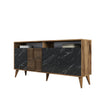 Asir Credenza con 4 ante Milan 160 Nero