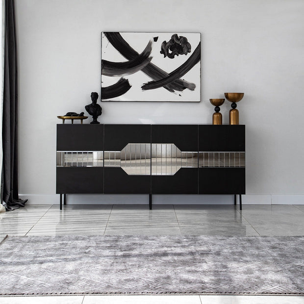 Asir Credenza con 4 ante Milan Grigio