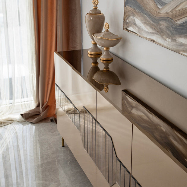 Asir Credenza con 4 ante Milan Ottone