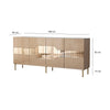 Asir Credenza con 4 ante Milan Ottone