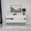 Asir Credenza con 4 ante Paris Bianco