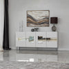 Asir Credenza con 4 ante Paris Bianco