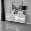 Asir Credenza con 4 ante Paris Bianco