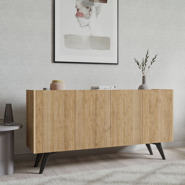 Asir Credenza con 4 ante Pekin Quercia