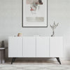 Asir Credenza con 4 ante Petra Bianco