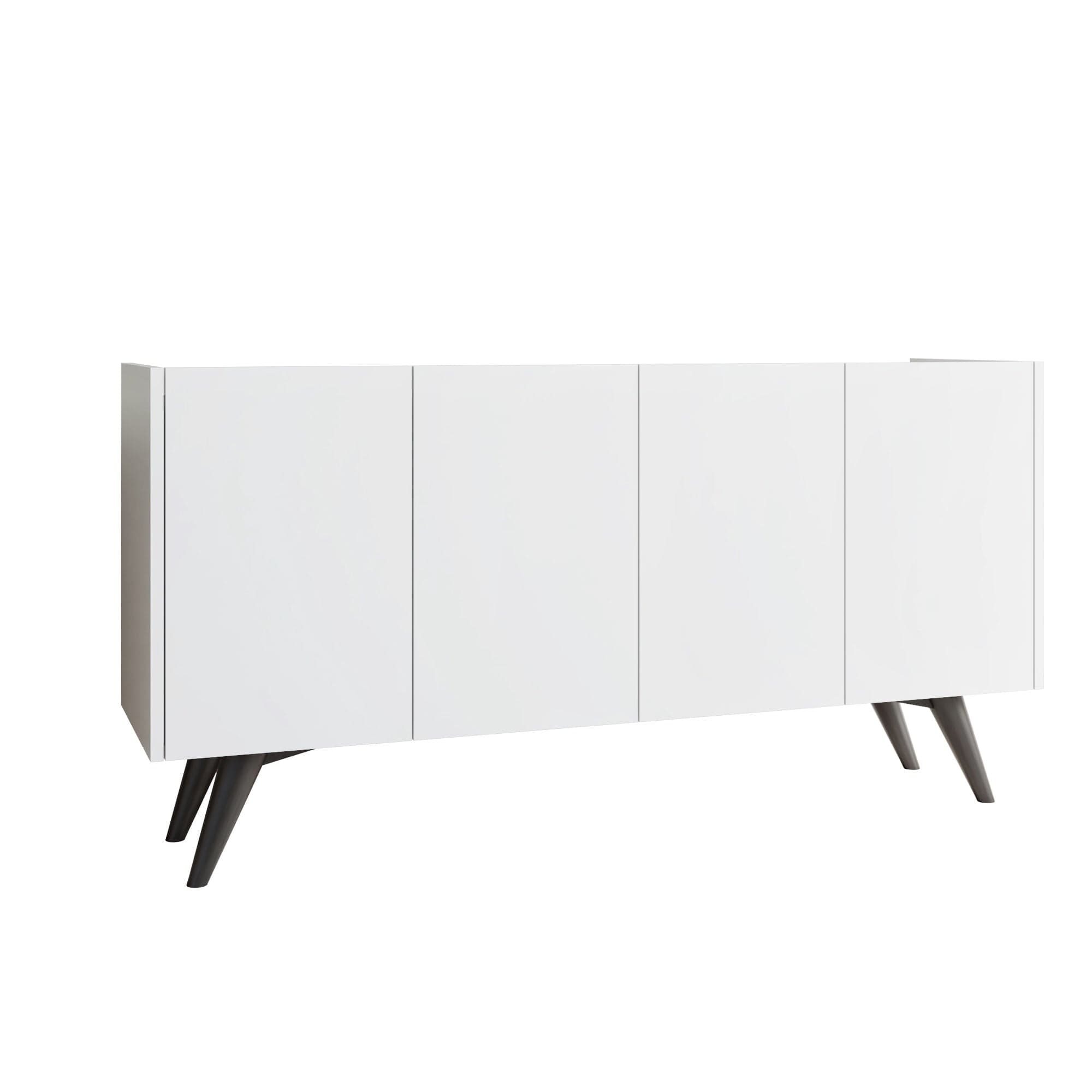 Asir Credenza con 4 ante Petra Bianco