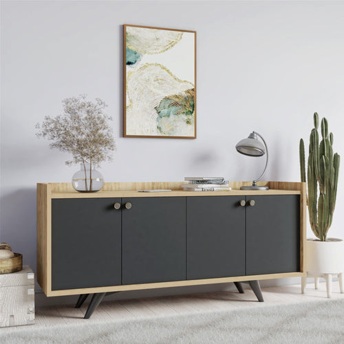 Asir Credenza con 4 ante Piran Quercia